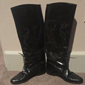 Black Knee-High Women's Boots